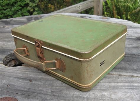 green metal lunch box|metal lunch box for adults.